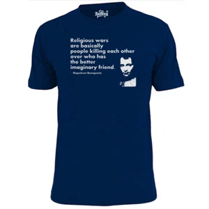 Mens Napoleon Bonaparte Religious Quote (2) T Shirt Emperor - Picture 1 of 4