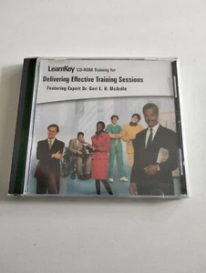Delivering Effective Training Sessions LearnKey CD-ROM Business Training - Picture 1 of 3