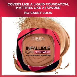 Loreal Infallible 24H Fresh Wear Foundation In A Powder Choose Your Shade New - Picture 1 of 13