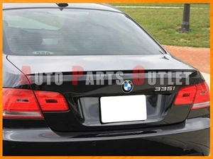 BMW E92 3-Series Coupe M3 Look #668 Jet Black Trunk Boot Spoiler Lip 2007-2013 - Picture 1 of 2