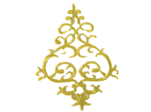 1 x Patch Applicazioni Lurex Oro Medievale?Rinascimento? Codice articolo:15-4G - Foto 1 di 1