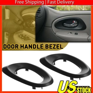 For 2002-2009 Chevy Trailblazer New Inside Front Door Handle Bezel Trim Set - Picture 1 of 8