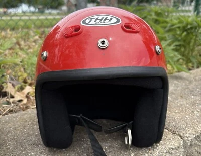 Casco THH Rojo DOT Talla M 1996 Cara Abierta Foto 1 de 4