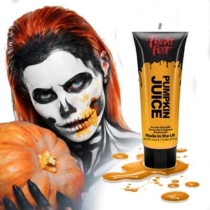 Jugo de calabaza Halloween Escenario aterrador Maquillaje Cara Cuerpo Pintura Fiesta Fright Fest - Imagen 1 de 3