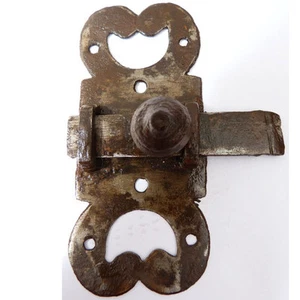 QUINCAILLERIE ANCIENNE : VERROU 11 cm FERRONNERIE DE PORTE serrure - Bild 1 von 1