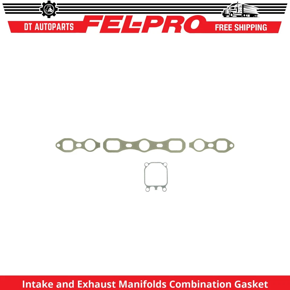 Junta combinada de colectores de admisión y escape Fel-Pro para GMC EC280 1947 3,7 L Foto 1 de 1