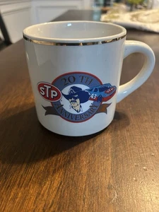 Richard Petty STP 20th Anniversary Collectible Coffee Tea Mug/Cup #43 Gold Rim - Picture 1 of 5