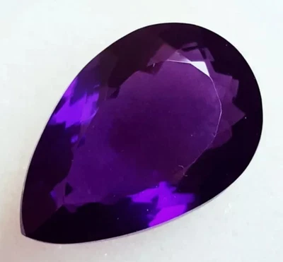 Large Purple Amethyst 79.75 Ct. Pear Cut Loose Gemstone Gift for Women Daughter - Image 1 of 4