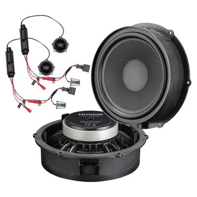 EMPHASER Front Auto Lautsprecher Kompo für VW Golf 5 - 2003-2009