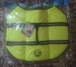 Paws Aboard Doggy Life Jacket X-Large Neon Yellow - Picture 1 of 2