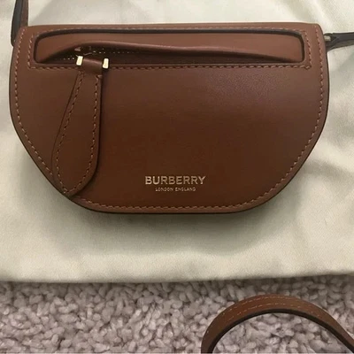 Burberry Brown Micro Olympia Bag - Image 1 of 4
