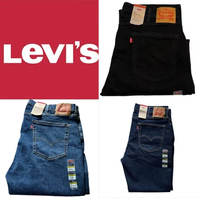 LEVI'S Pantalone Levis Jeans 514 gamba dritta blu nero - colori - taglie - nuovo denim