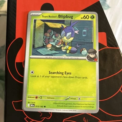 Team Rocket's Blipbug 015/182 Sv10: Destined Rivals Regular - Image 1 of 2