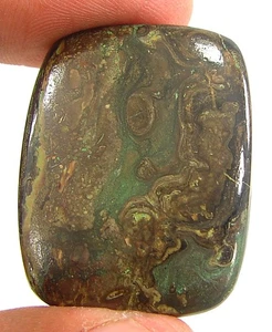 Pietra Preziosa Sciolta Stromatolite Naturale 41,10 Ct Cabochon Filo Avvolgente Pietra - 28847 - Foto 1 di 2