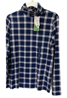 Lands End Mujer Ligero Cuello Alto, Tallas XS, S, M, XL, NUEVO CON ETIQUETAS, SE ENVÍA GRATIS Foto 1 de 4