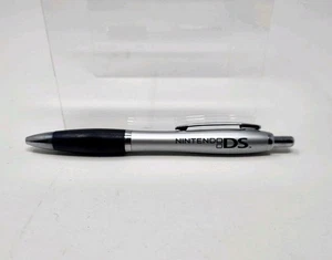 Nintendo DS Stylus Pen Retractable Silver Black Comfort Grip - Picture 1 of 6