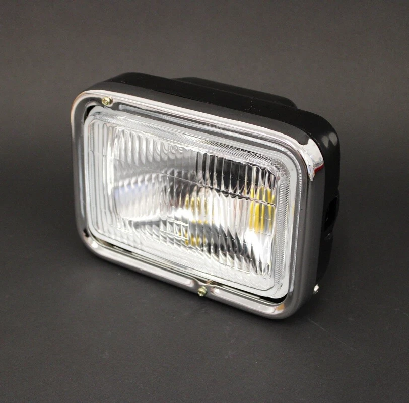 Faro completo Yamaha RD125lc - faro rectangular cuadrado Foto 1 de 3