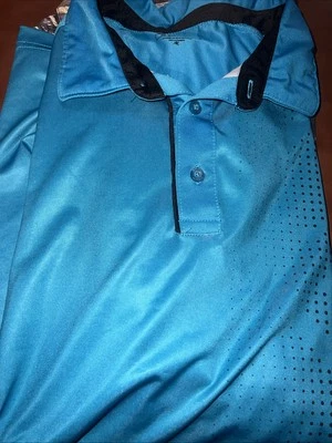 Polo deportivo Andi para hombre seco manga corta, talla XL azul negro Foto 1 de 2