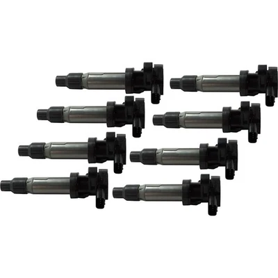 Ignition Coil Set of 8 For 04-06 Cadillac SRX 4.6L 4 Pin Single Coil Design Only - Image 1 of 4