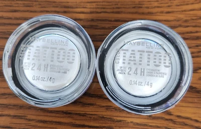 2PCS MAYBELLINE COLOR TATTOO UP TO 24HR LONGWEAR CREAM EYE SHADOW #35 CHILL GIRL - Image 1 of 4
