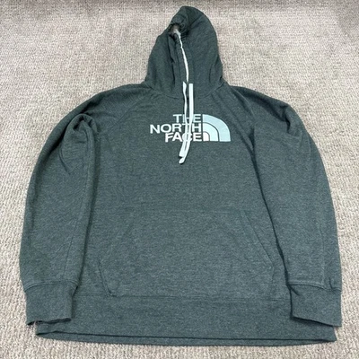Sudadera con capucha verde manga larga The North Face para mujer talla grande Foto 1 de 4