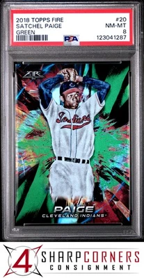 Cartera 2018 Topps Fire Green #20 Paige Hof #/199 Pop 1 PSA 8 Foto 1 de 3