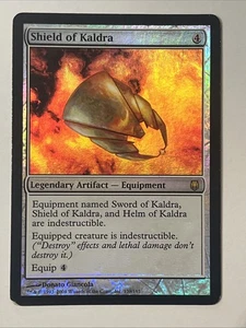 MTG SHIELD OF KALDRA FOIL ENG EXC Darksteel 2004 Artefact Légendaire - Équipement - Photo 1/7