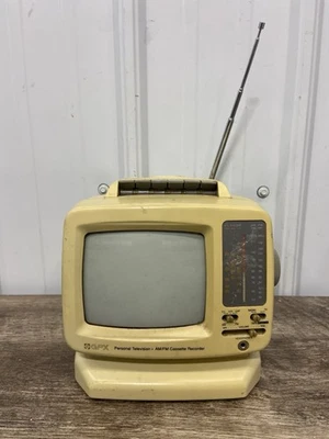 GPX Grab Prix TVP9 Personal 5" Black & White portable Television Untested - Image 1 of 4