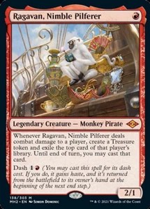 Ragavan, Nimble Pilferer / geschickter Chaparder ENG EX+ Modern Horizons 2 Magic mtg - Bild 1 von 1