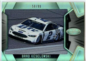 2016 Panini Certified Racing MIRROR SILVER Parallel #59 Brad Keselowski #58/99