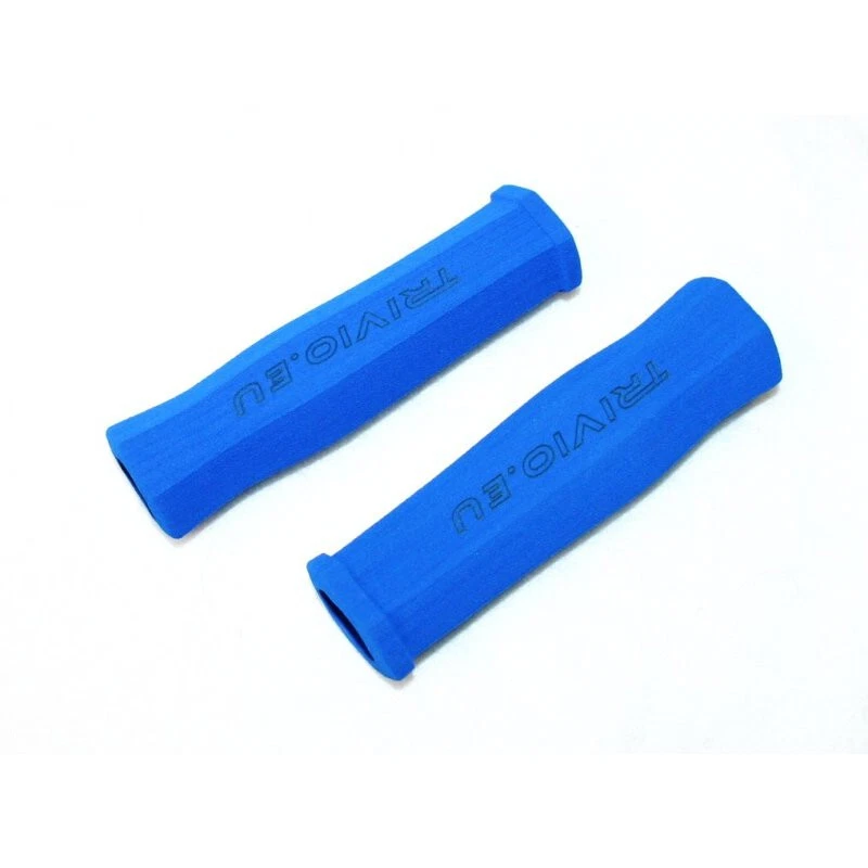 Trivio Fahrrad Griffe Foam blue MTB Schaumstoff, 130mm, paar 38g, blau - Bild 1 von 1
