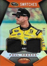 2016 CERTIFIED PAUL MENARD ~CUP SWATCHES~ (MIRROR ORANGE) #SCS-PM *s/n 12/85*