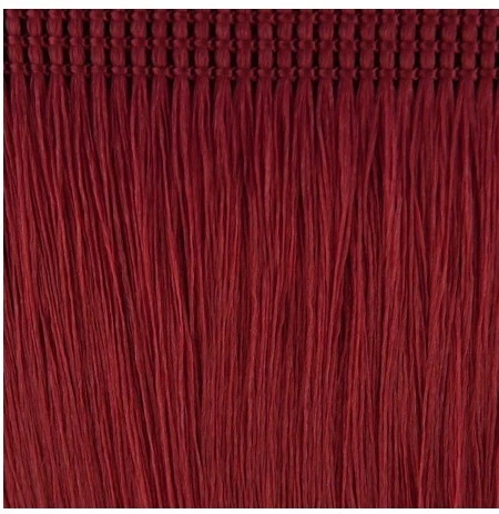 XL Fransen 11cm breit Dunkelrot Fransenborte Schnittfransen Tanzborte 3/5/10m DE - Bild 1 von 1