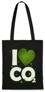 I Love CO2 Hipster Bag Stofftasche Stoffbeutel Plant Plfanze Naturschutz - Picture 1 of 1