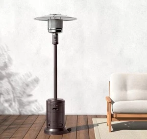 46,000 BTU Outdoor Propane Patio Heater with Wheels Commercial & Residential - Picture 1 of 10
