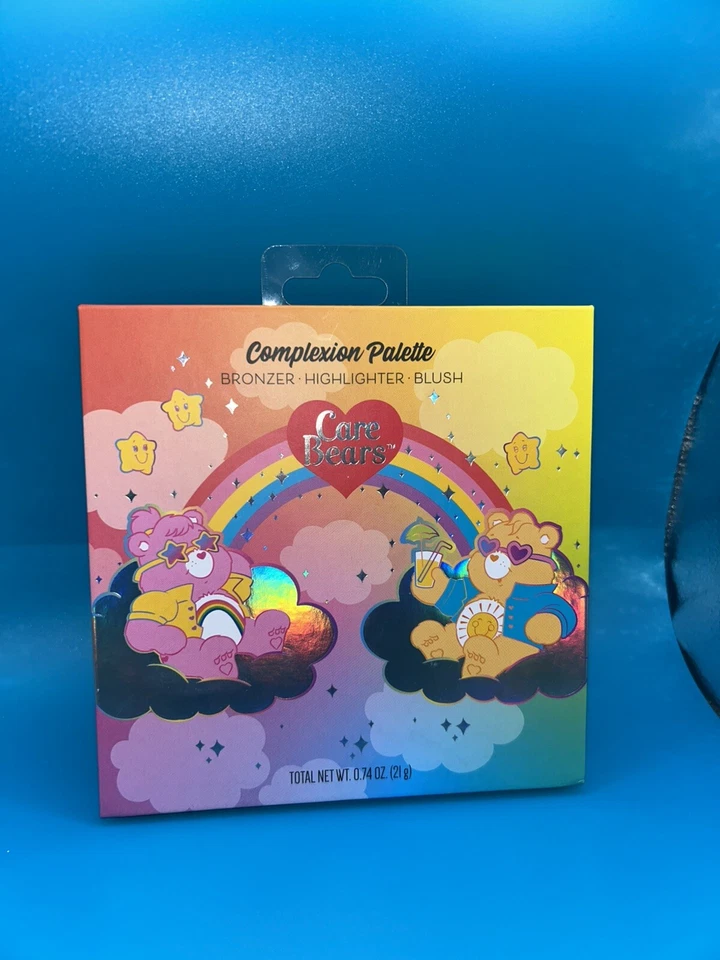 CARE BEARS X Taste Beauty Complexion Palette Bronzer/Highlighter/Blush New! - Image 1 of 3