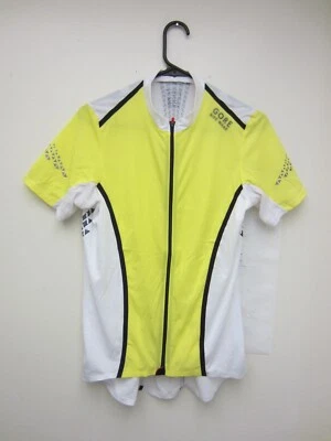 Gore Bike Wear Cycling Jersey Mens L SSXENO White/Yellow - Image 1 of 4
