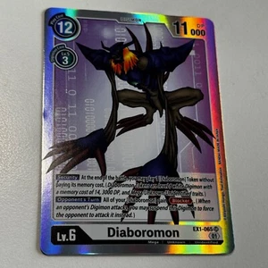 Diaboromon Digimon Karte - EX1-065 SR Super Rare - NM - Holo - Bild 1 von 1