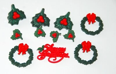 Deck the Halls / Coronas y acebo / Verdes navideños mixtos / Artesanías navideñas Foto 1 de 3