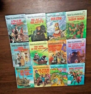 Great Illustrated Classics (Baronet Books) ~ Hard Cover ~ PICK YOUR TITLE - Foto 1 di 12