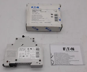 Eaton FAZ-C1/1-SP Circuit Breaker (Lot of 2) - Picture 1 of 3