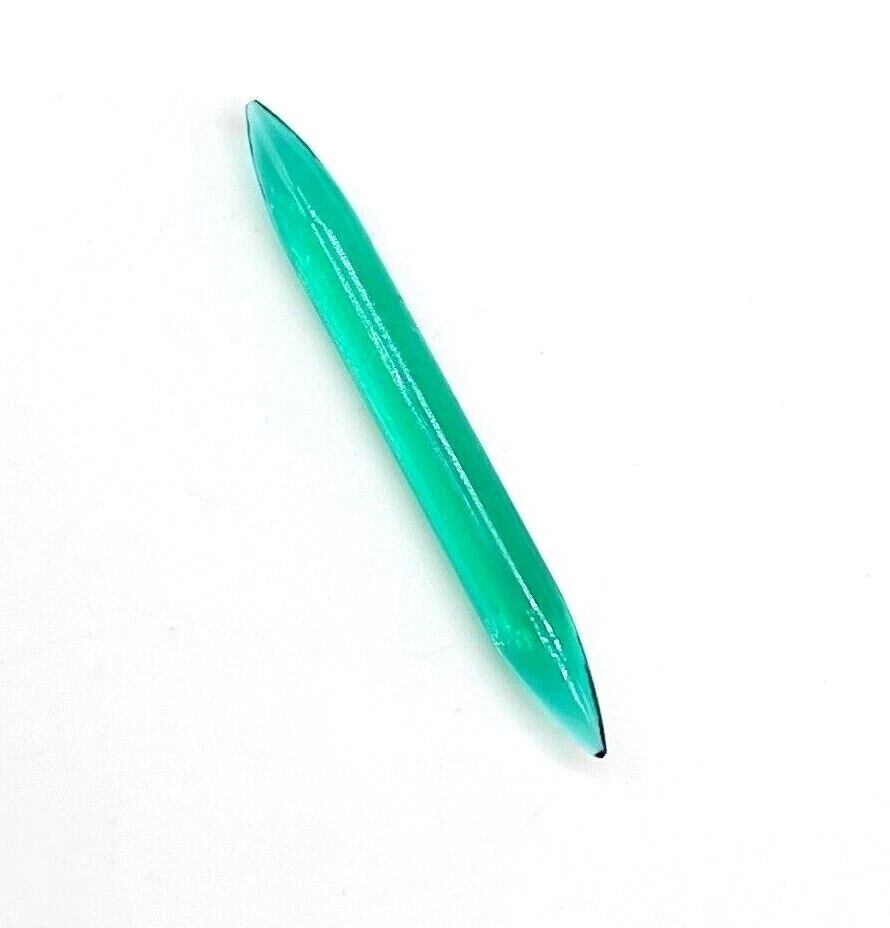 绿色石英宝石 Septum Spike Tusk 尺寸 14g (1.6mm) 至 1/2'' & 定制 — 第 1/4 张图片