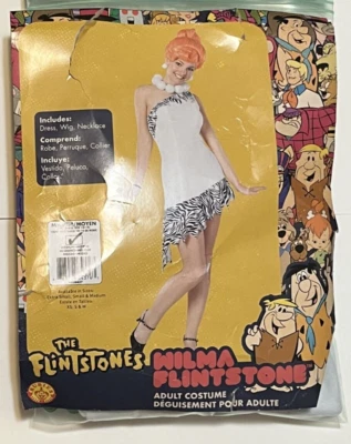 Disfraz Wilma Picapiedra Talla Mediana. Vestido, tocado y collar -NUEVO Foto 1 de 3