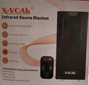 X-Vcak Infrared Sauna Blanket Portable Detoxification Sauna For Home 6ft - Picture 1 of 5