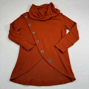 Cy Fashion maglione girocollo donna taglia grande arancione bruciato - Foto 1 di 9