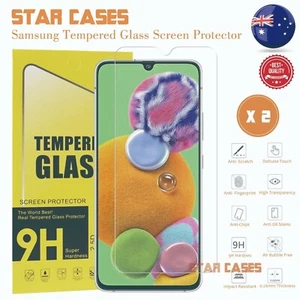 2x Tempered Glass Screen Protector For Samsung Galaxy A04s 05s A14 A34 A54 4G 5G - Picture 1 of 12