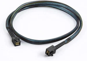 Internal Mini SAS HD SFF-8643 to SFF-8643 Server Cable Male-Male SAS 3.0 12Gb/s - Picture 1 of 8