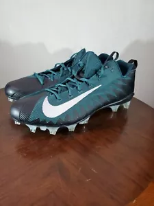 Nike Alpha Menace Green Black Football Shoes Cleats Low Size 17 New Without Tags - Picture 1 of 10