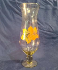 Hard Rock Café Hurricane Glass - Cancún 9.5" de alto con receta de bebida - Imagen 1 de 5