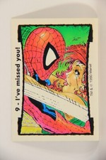 Spider-Man Todd McFarlane Marvel 1990 Card #9 I've Missed You ENG L011192